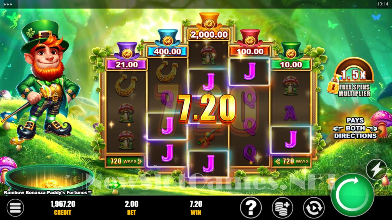 Rainbow Bonanza Paddys Fortunes Slot Slot Image in Demo - pic. 11