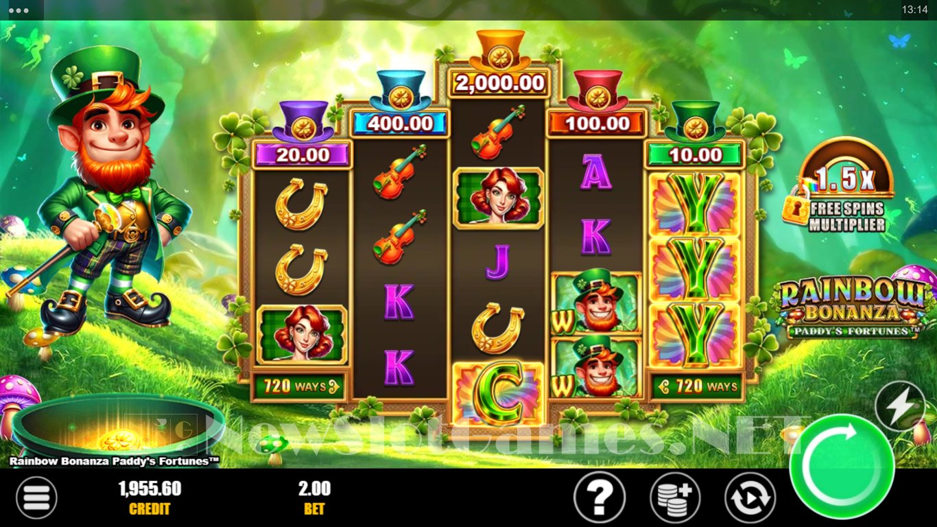Rainbow Bonanza Paddys Fortunes Slot Slot Image in Demo - pic. 3
