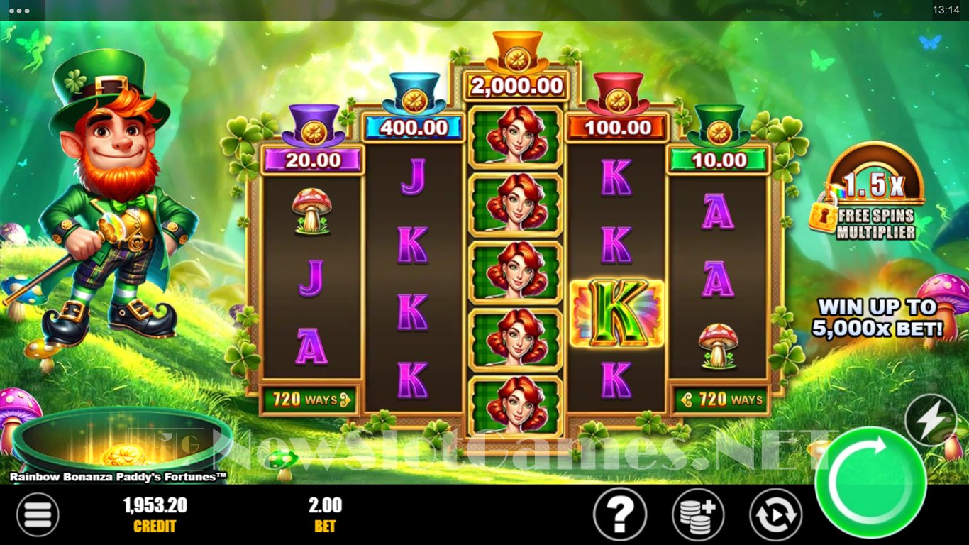 Rainbow Bonanza Paddys Fortunes Slot Slot Image in Demo - pic. 5