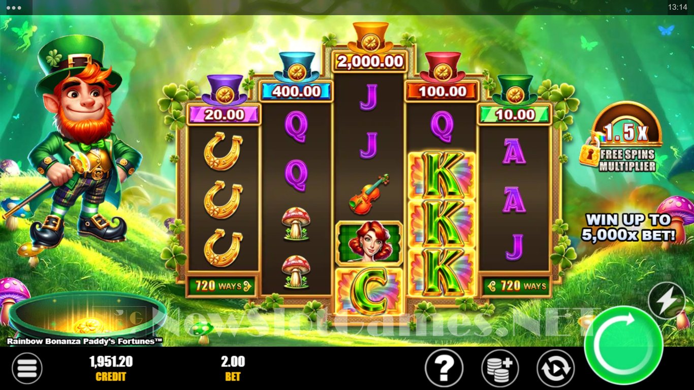Rainbow Bonanza Paddys Fortunes Slot Slot Image in Demo - pic. 6