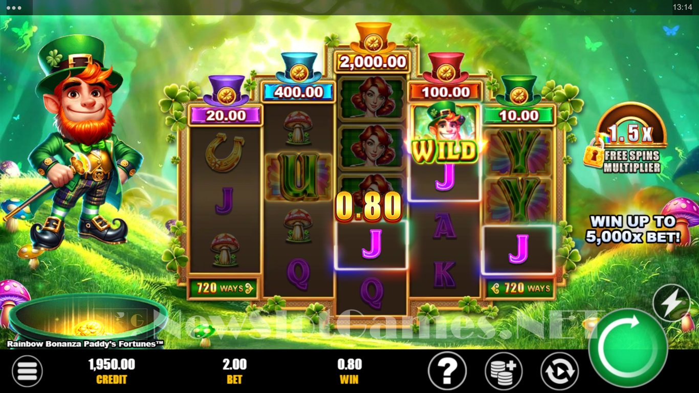 Rainbow Bonanza Paddys Fortunes Slot Slot Image in Demo - pic. 7