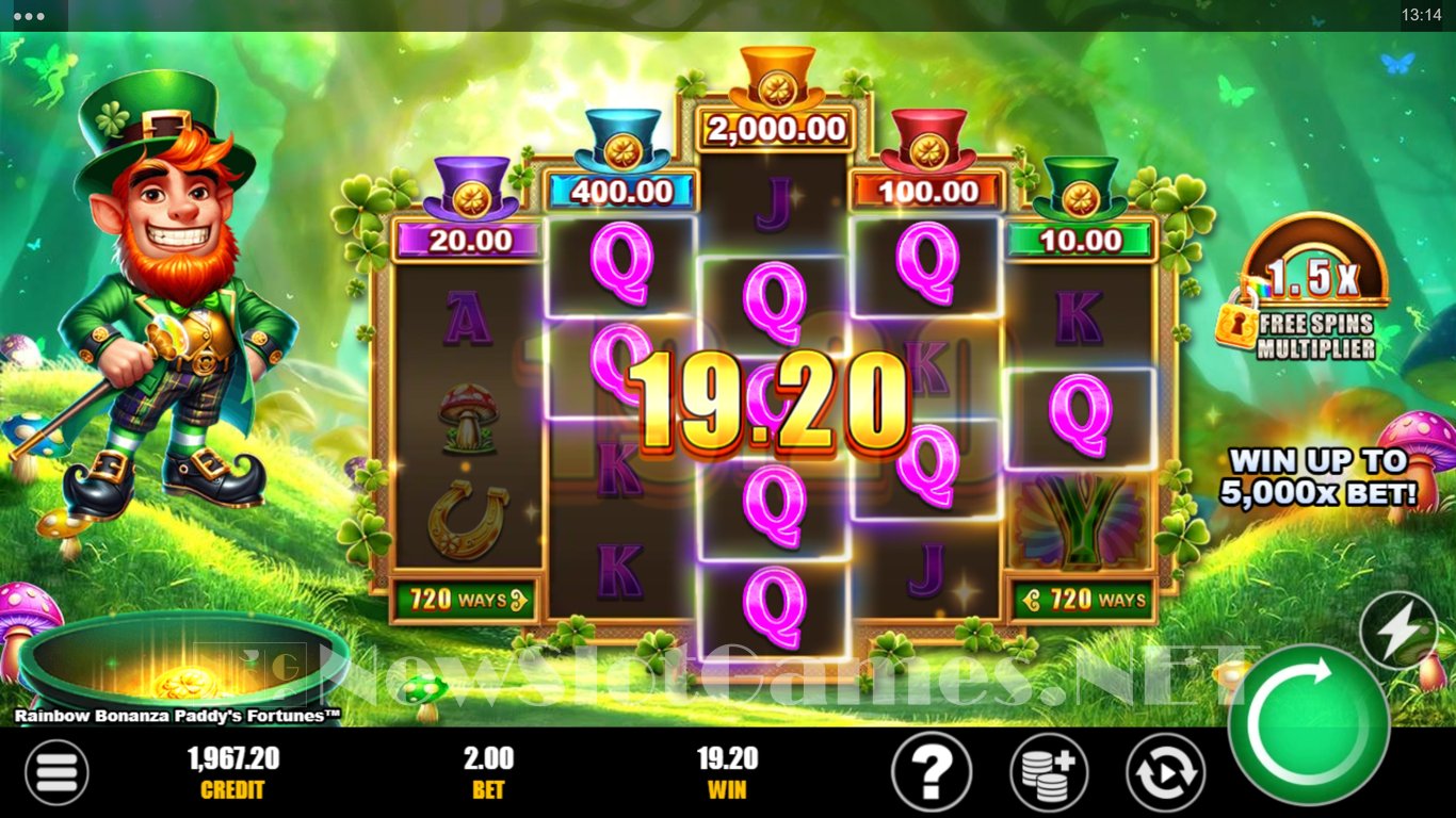 Rainbow Bonanza Paddys Fortunes Slot Slot Image in Demo - pic. 8