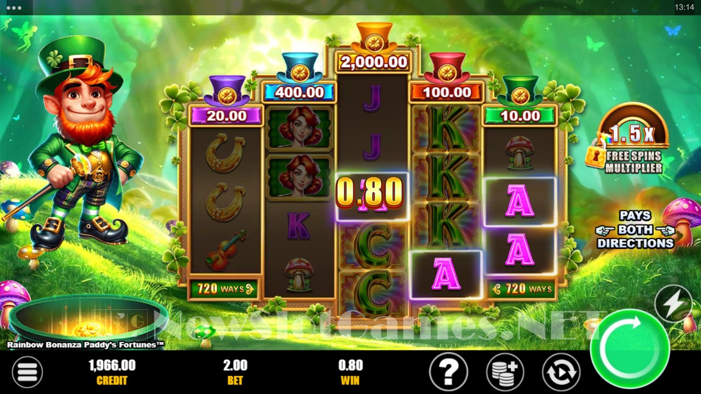 Rainbow Bonanza Paddys Fortunes Slot Slot Image in Demo - pic. 9