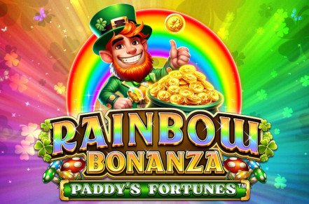 Rainbow Bonanza Paddys Fortunes Slot Logo