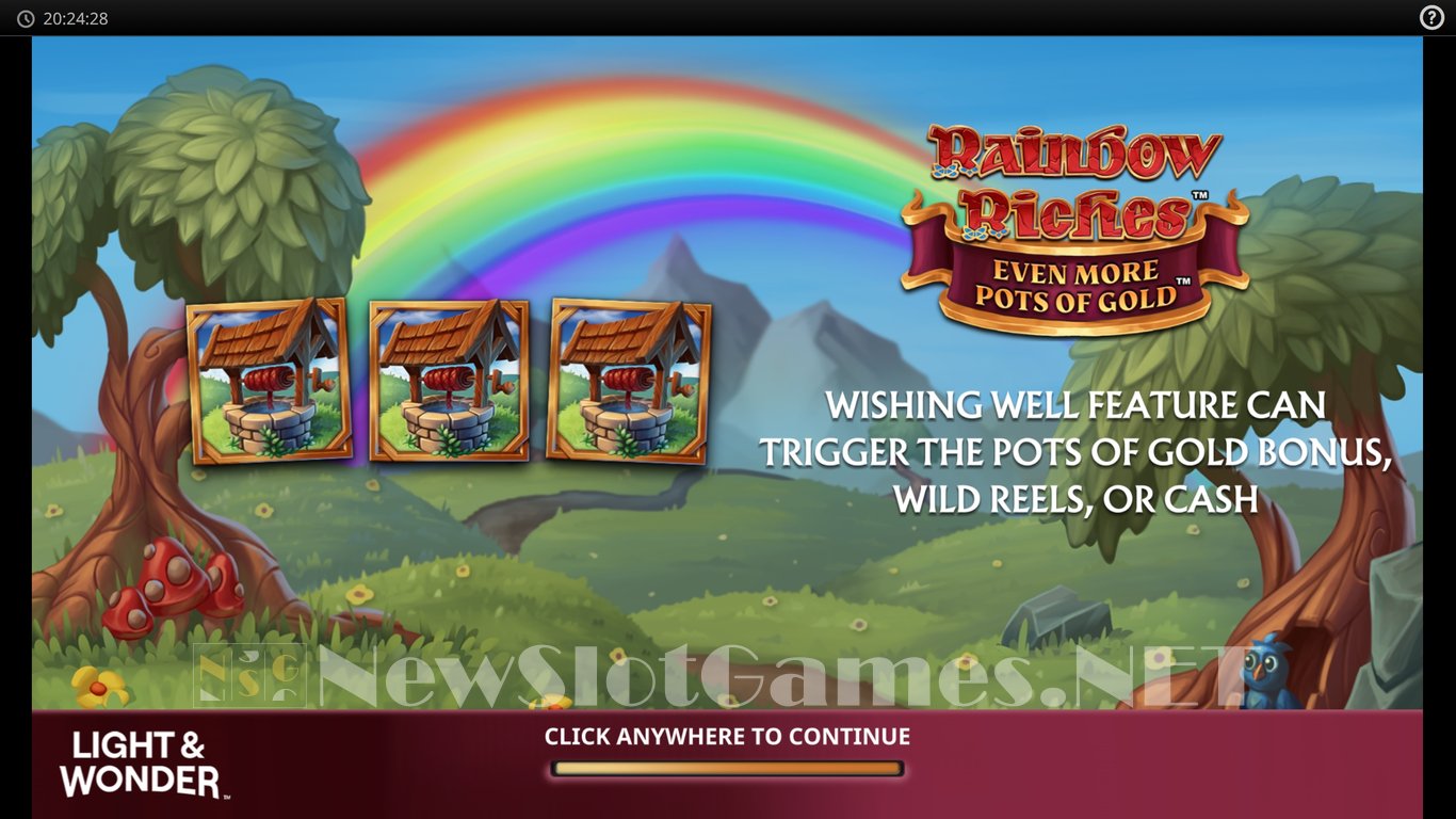 Rainbow Riches Even More Pots of Gold Slot Demo Image
