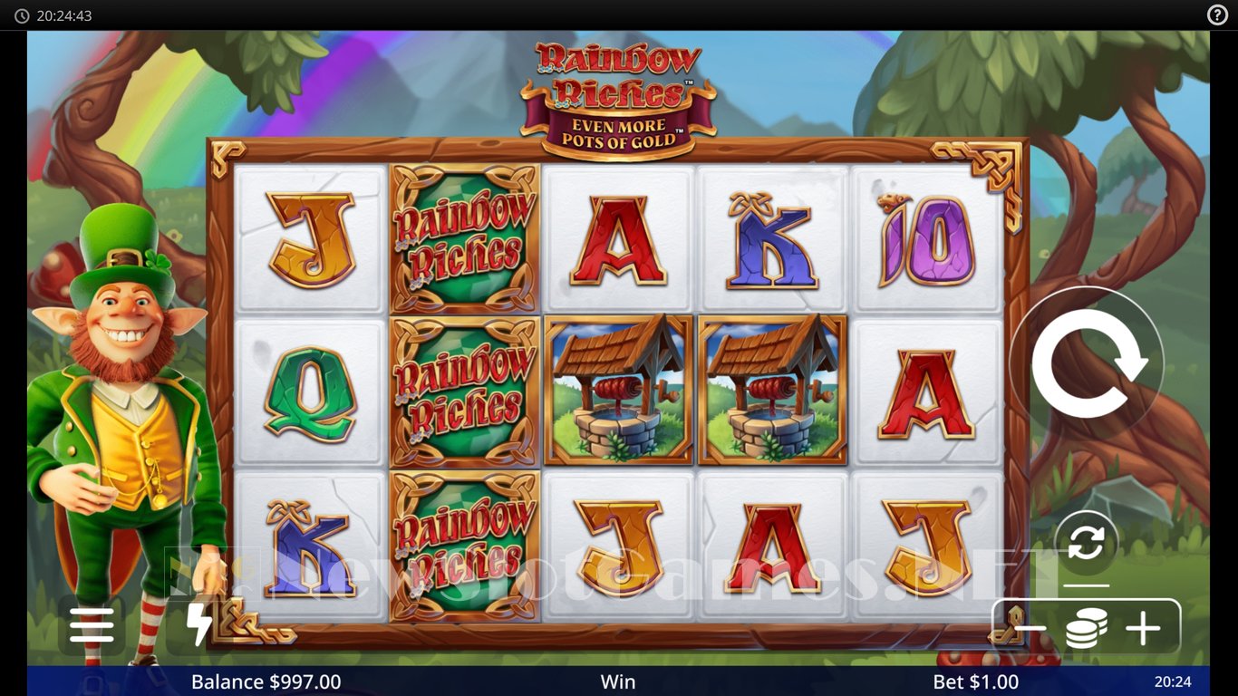 Rainbow Riches Even More Pots of Gold Slot Slot Image in Demo - pic. 3