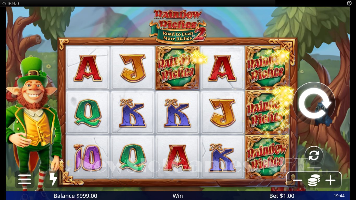 Rainbow Riches Road to Even More Riches 2 Slot Demo Image