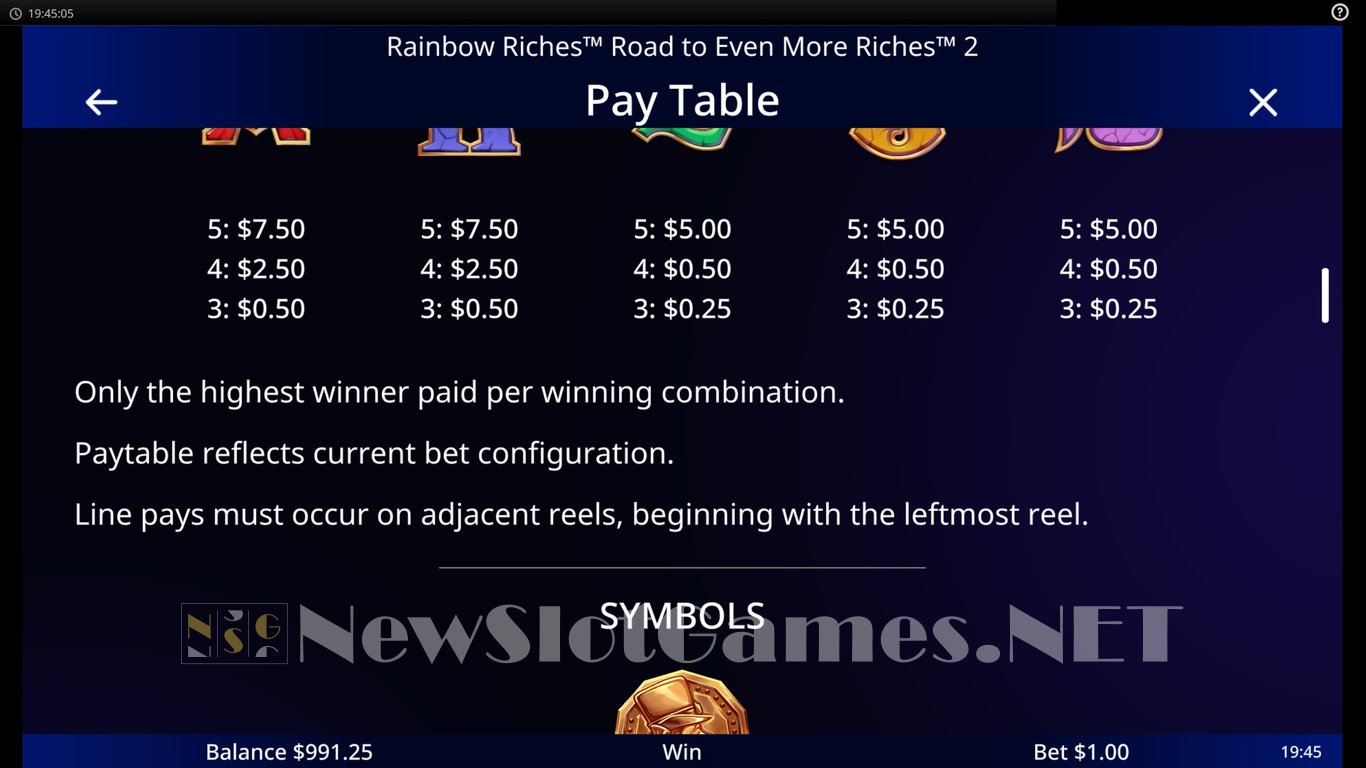 Rainbow Riches Road to Even More Riches 2 Slot Slot Image in Demo - pic. 5