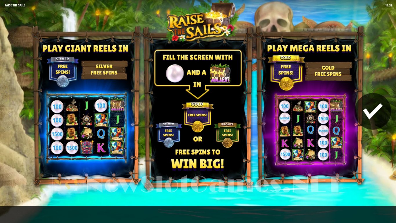 Raise the Sails Slot Demo Image