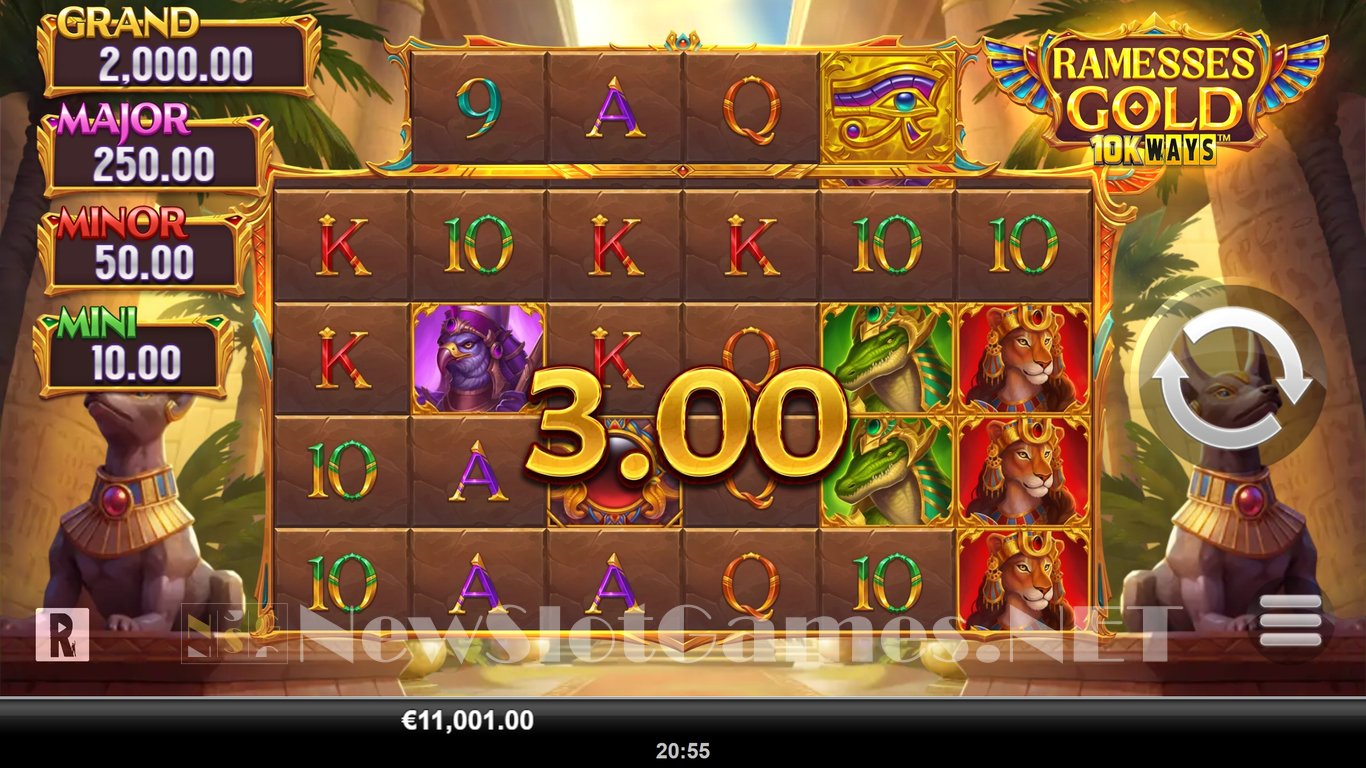 Ramesses Gold 10K WAYS Slot Slot Image in Demo - pic. 3