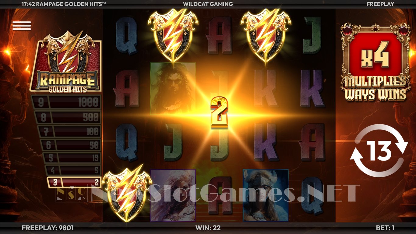 Rampage Golden Hits Slot Slot Image in Demo - pic. 8