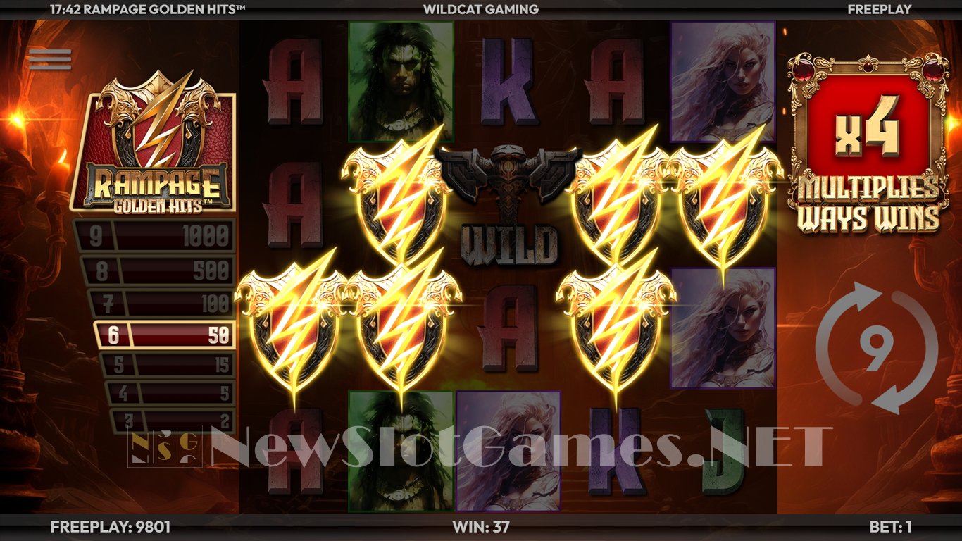 Rampage Golden Hits Slot Slot Image in Demo - pic. 9
