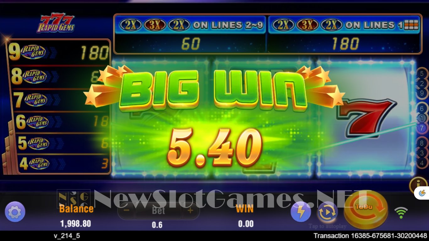 Rapid Gems 777 Slot Slot Image in Demo - pic. 4