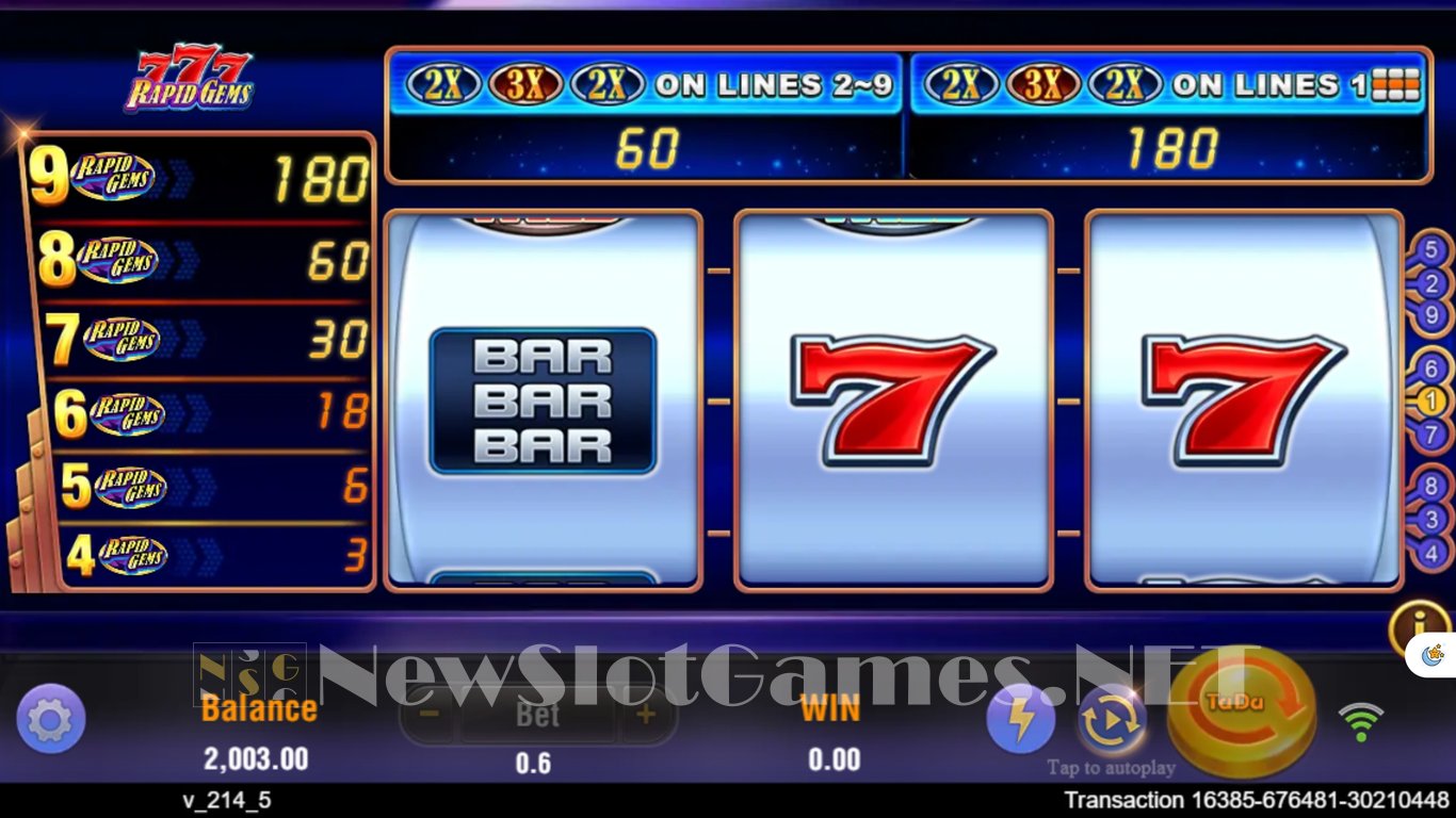 Rapid Gems 777 Slot Slot Image in Demo - pic. 5