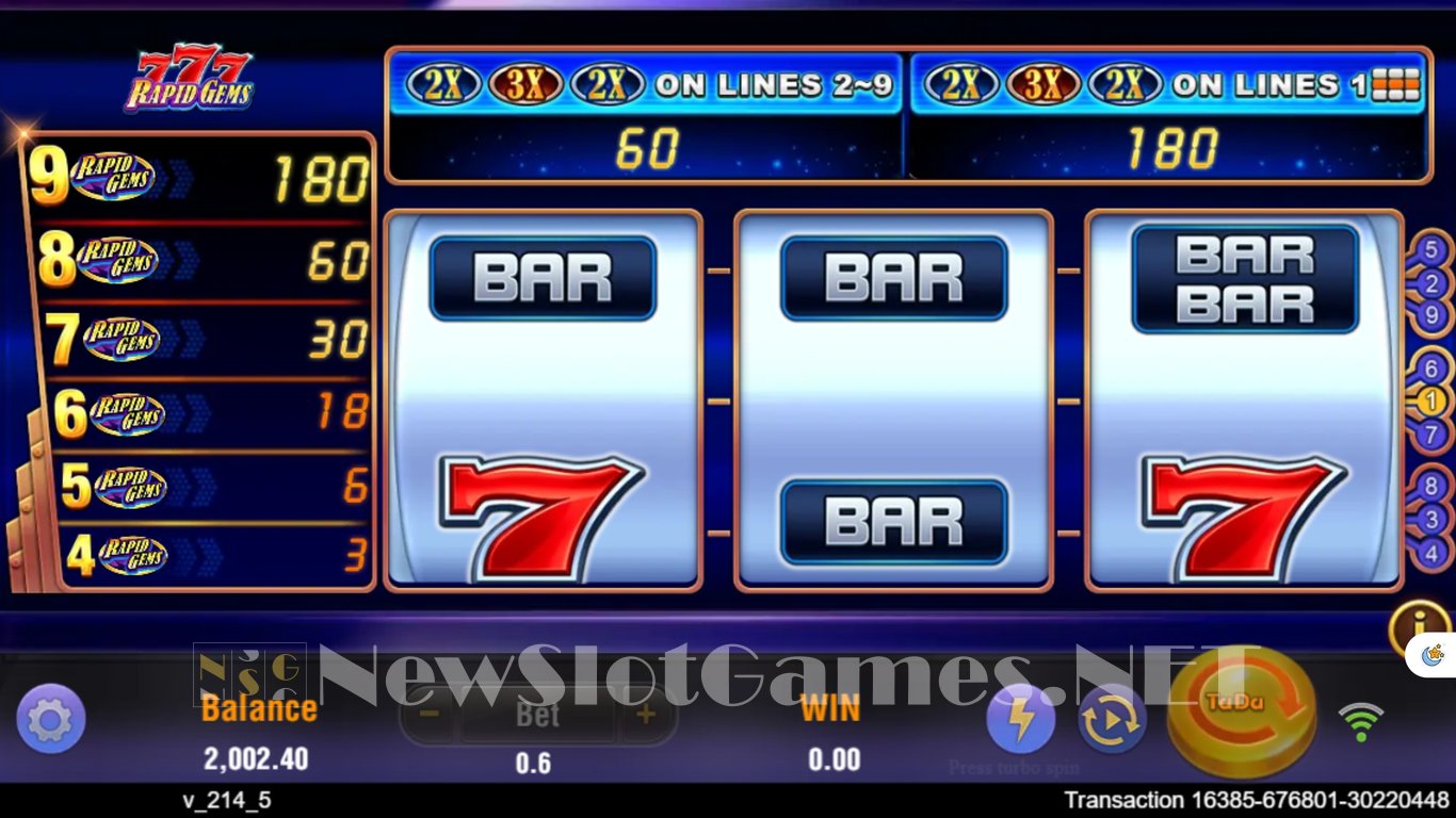 Rapid Gems 777 Slot Slot Image in Demo - pic. 6
