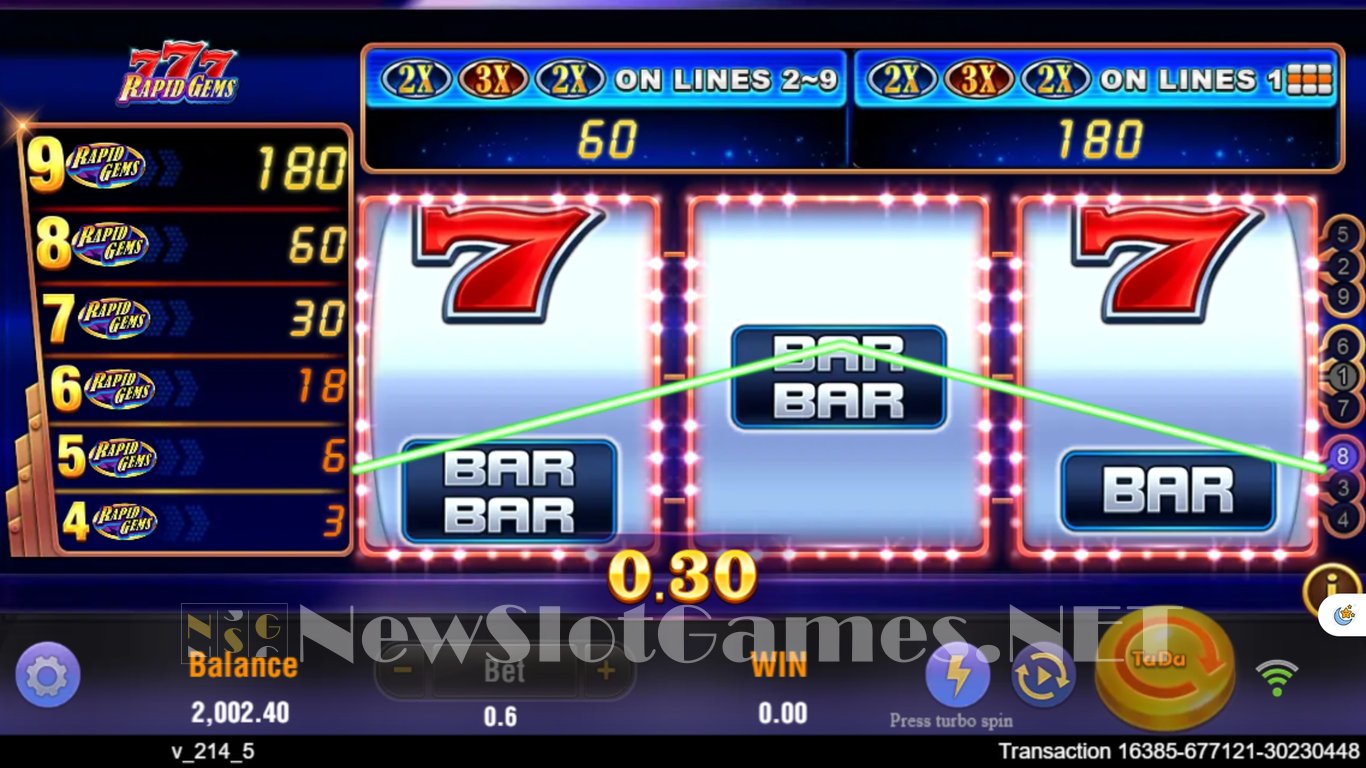 Rapid Gems 777 Slot Slot Image in Demo - pic. 7