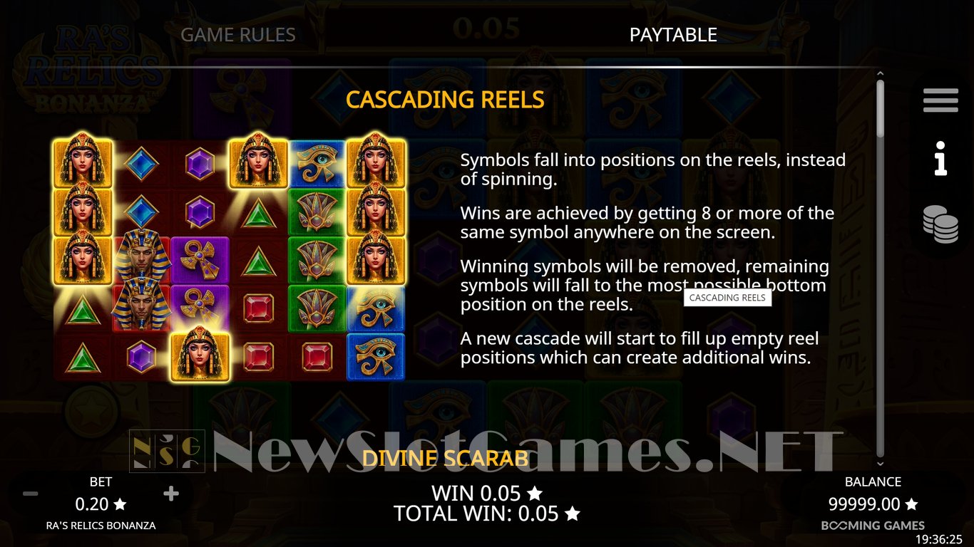 Ra's Relics Bonanza Slot Slot Image in Demo - pic. 6