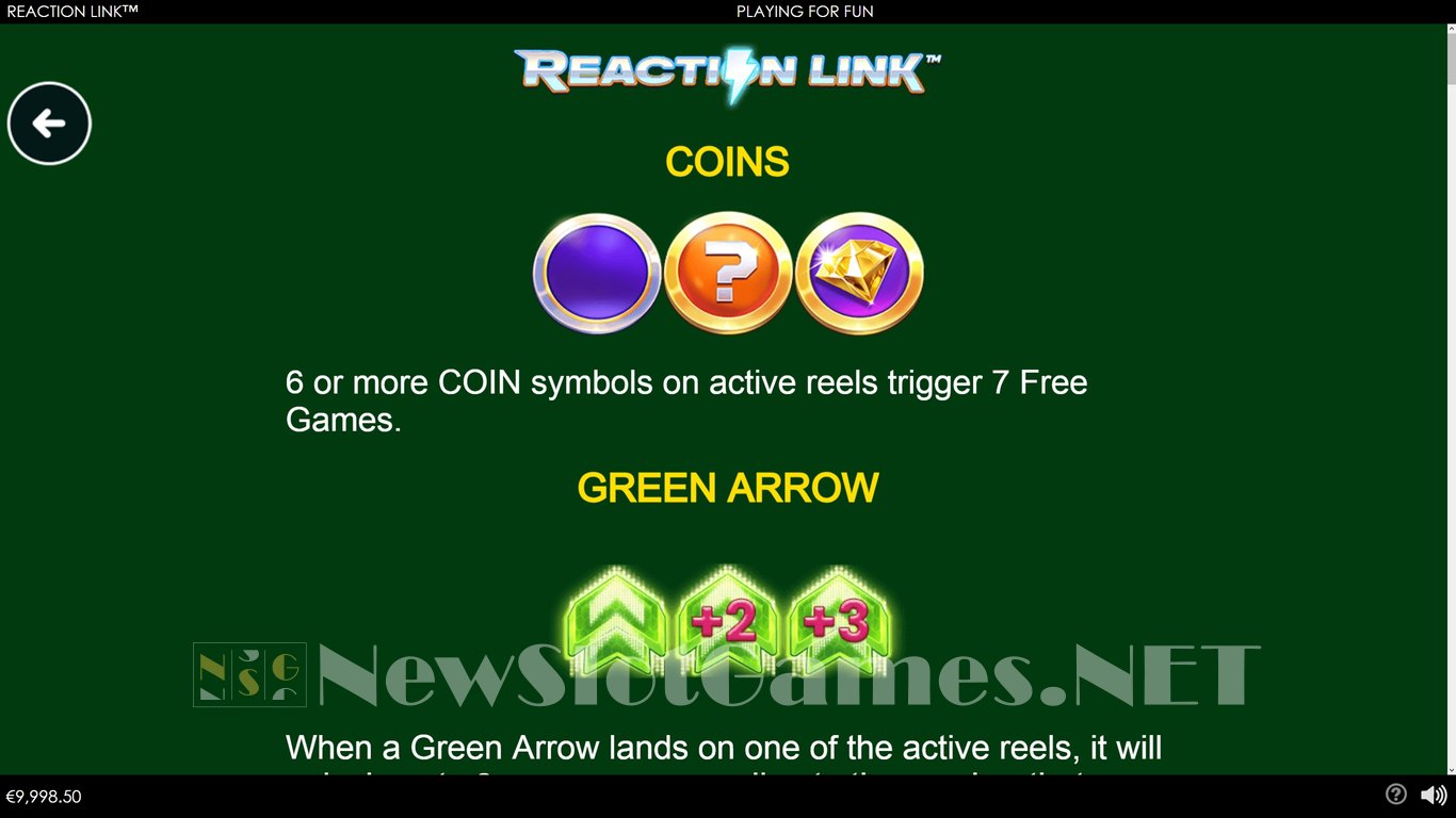 Reaction Link Slot Slot Image in Demo - pic. 8