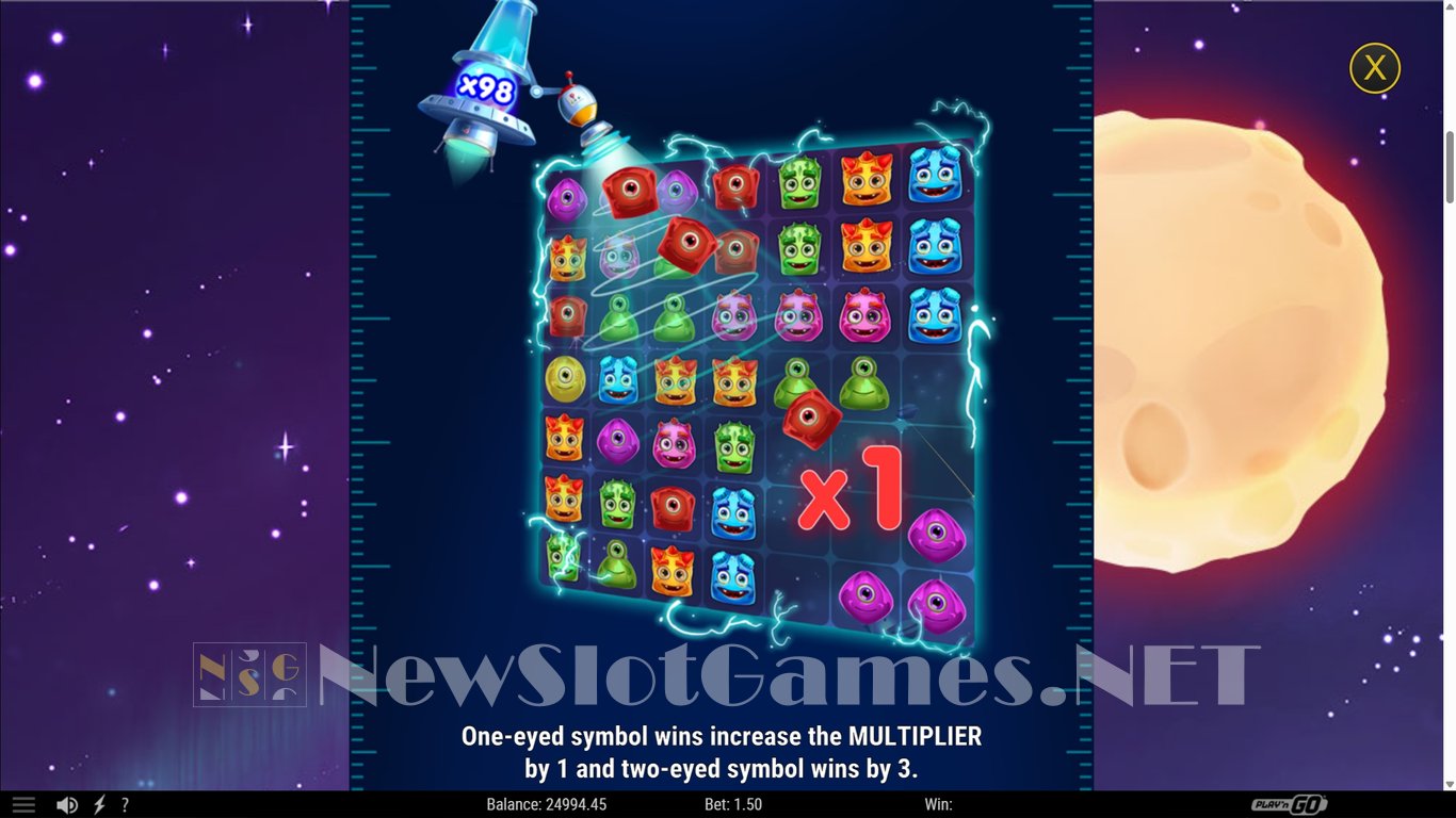 Reactoonz 100 Slot Slot Image in Demo - pic. 6