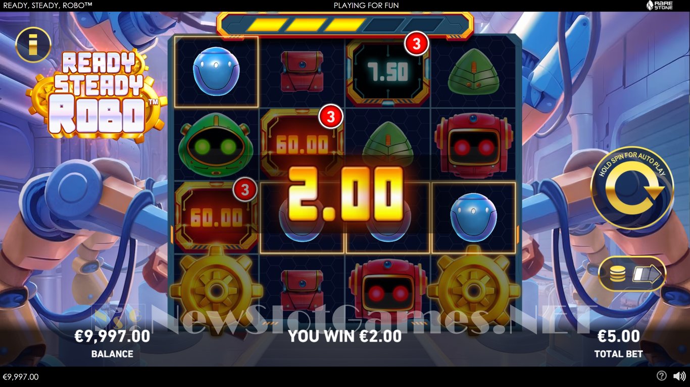 Ready, Steady, Robo Slot Demo Image
