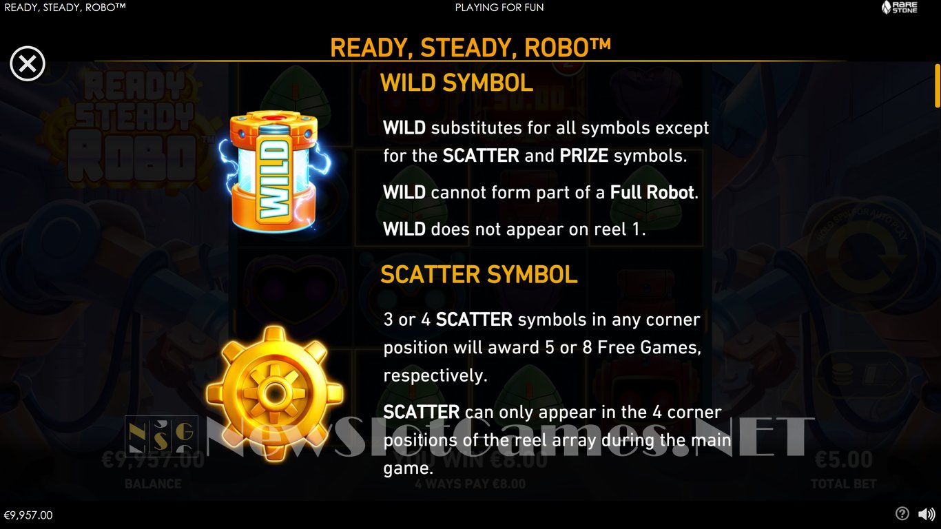 Ready, Steady, Robo Slot Slot Image in Demo - pic. 5