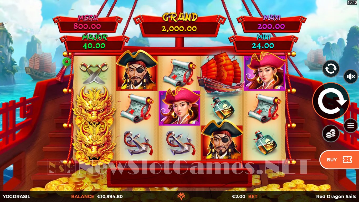 Red Dragon Sails Slot Slot Image in Demo - pic. 3