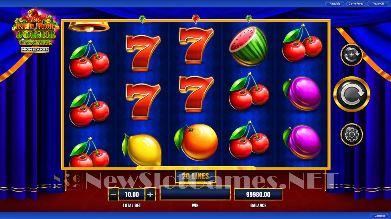 Red Hot Joker Cascade High Stakes Slot Slot Image in Demo - pic. 2
