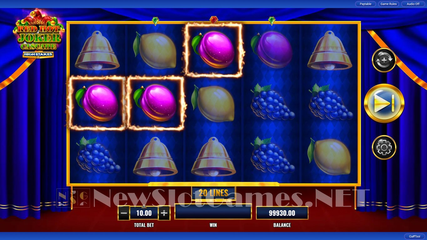 Red Hot Joker Cascade High Stakes Slot Slot Image in Demo - pic. 4