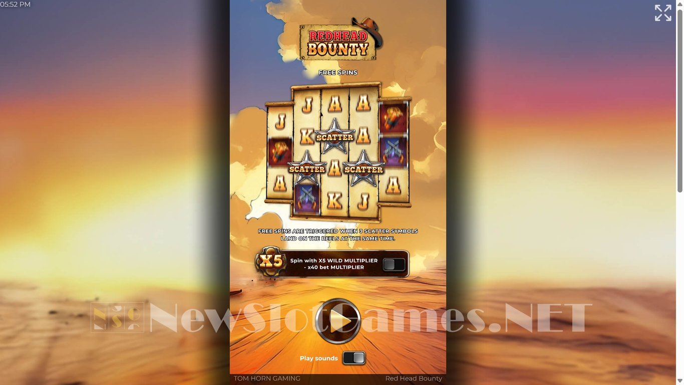 Redhead Bounty Slot Demo Image