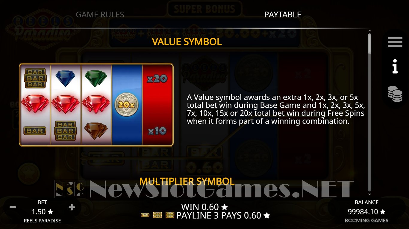 Reels Paradise Slot Slot Image in Demo - pic. 7