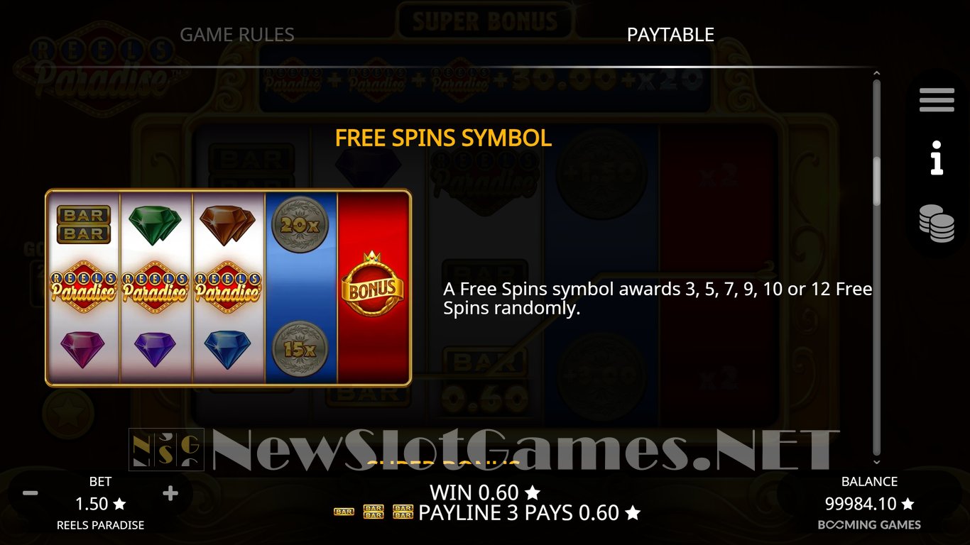 Reels Paradise Slot Slot Image in Demo - pic. 8
