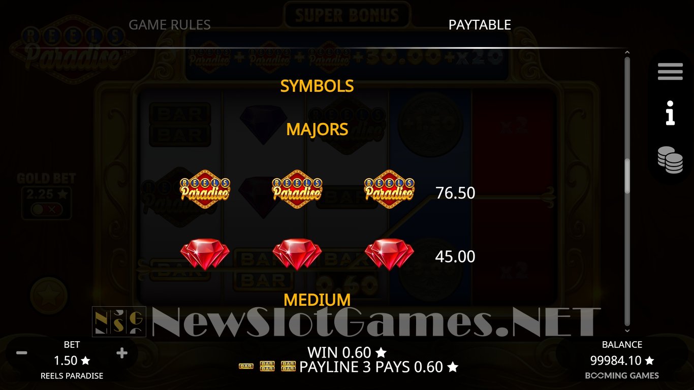 Reels Paradise Slot Slot Image in Demo - pic. 9