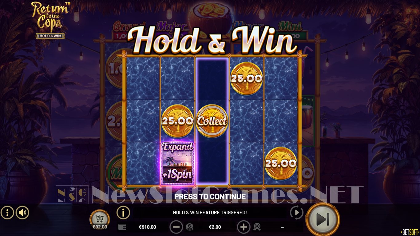 Return to the Copa Hold & Win Slot Slot Image in Demo - pic. 8