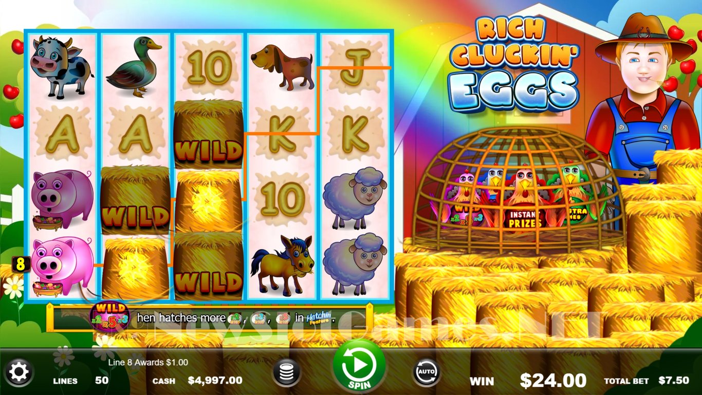 Rich Cluckin Eggs Slot Slot Image in Demo - pic. 3
