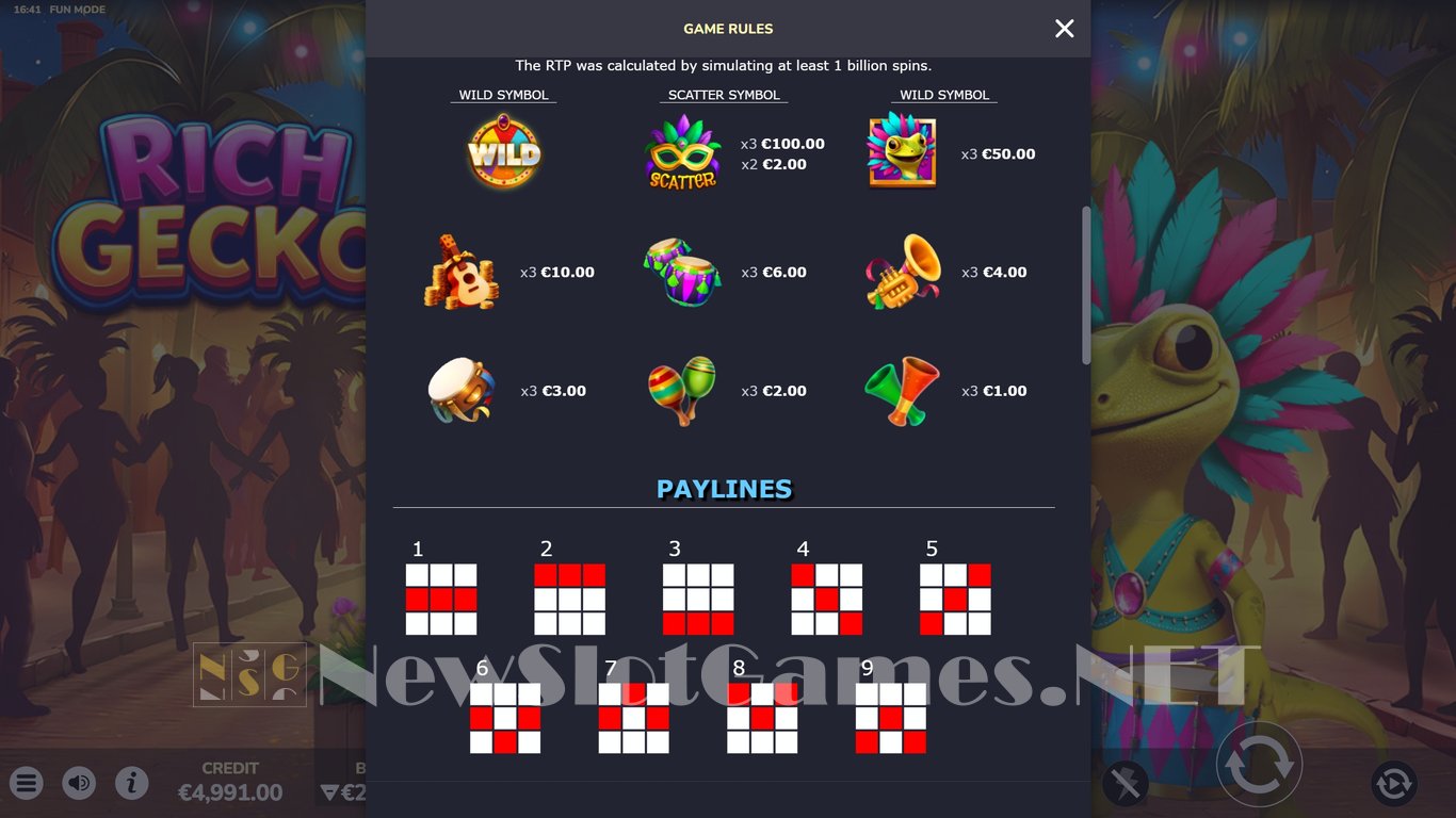 Rich Gecko Slot Slot Image in Demo - pic. 5