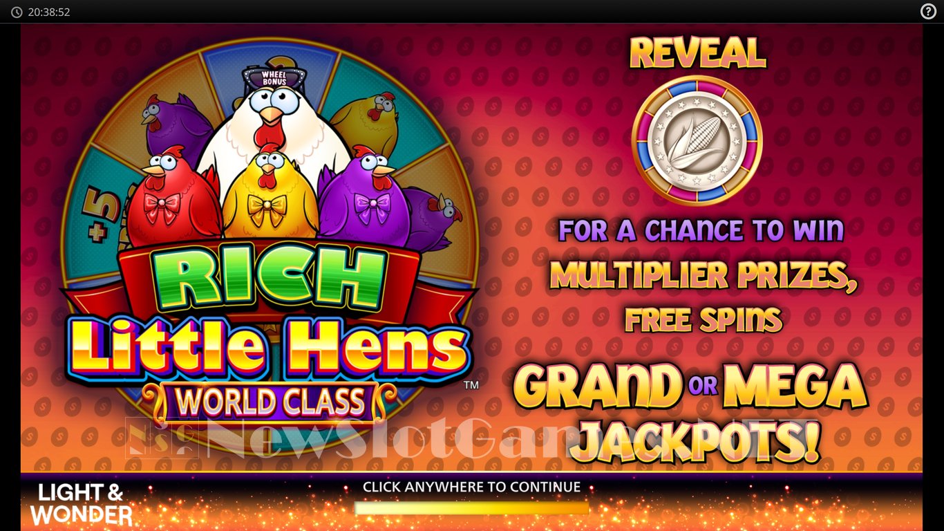 Rich Little Hens World Class Slot Demo Image