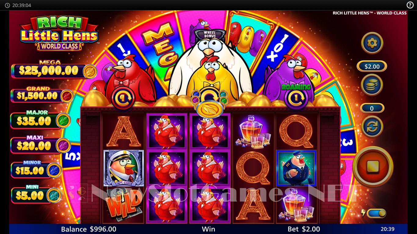 Rich Little Hens World Class Slot Slot Image in Demo - pic. 3