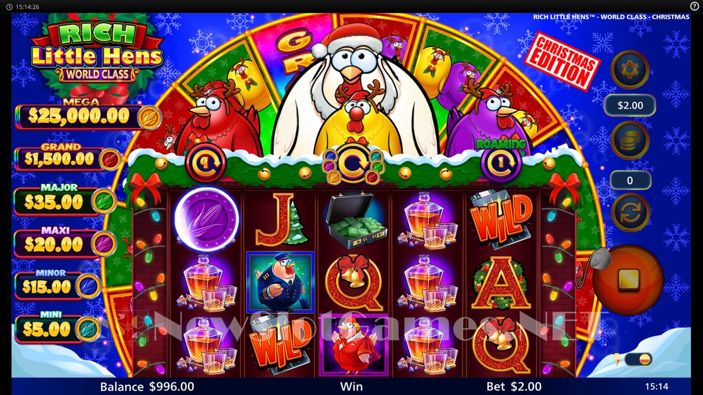 Rich Little Hens World Class Christmas Edition Slot Slot Image in Demo - pic. 2