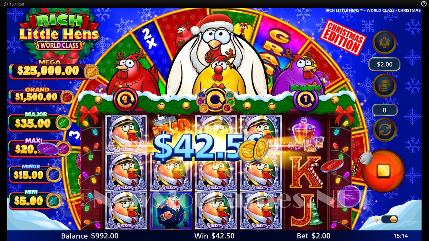 Rich Little Hens World Class Christmas Edition Slot Slot Image in Demo - pic. 3