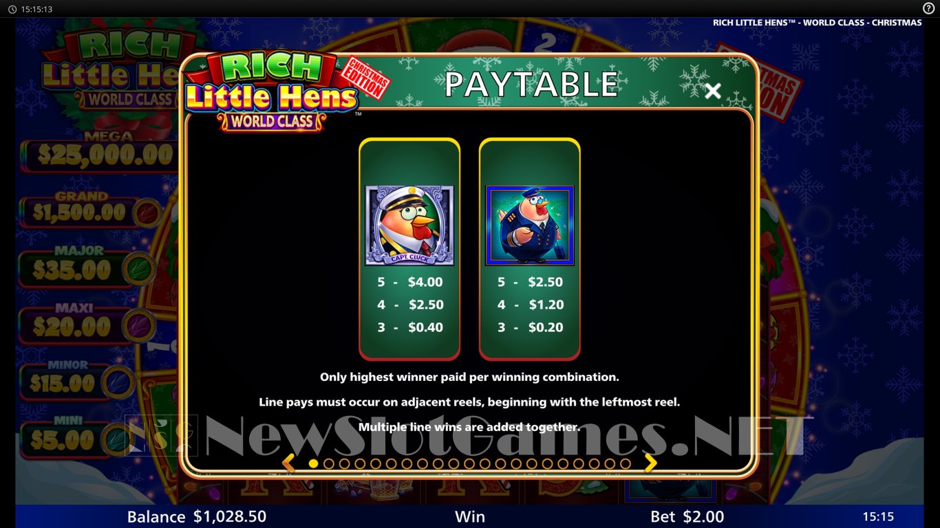 Rich Little Hens World Class Christmas Edition Slot Slot Image in Demo - pic. 5
