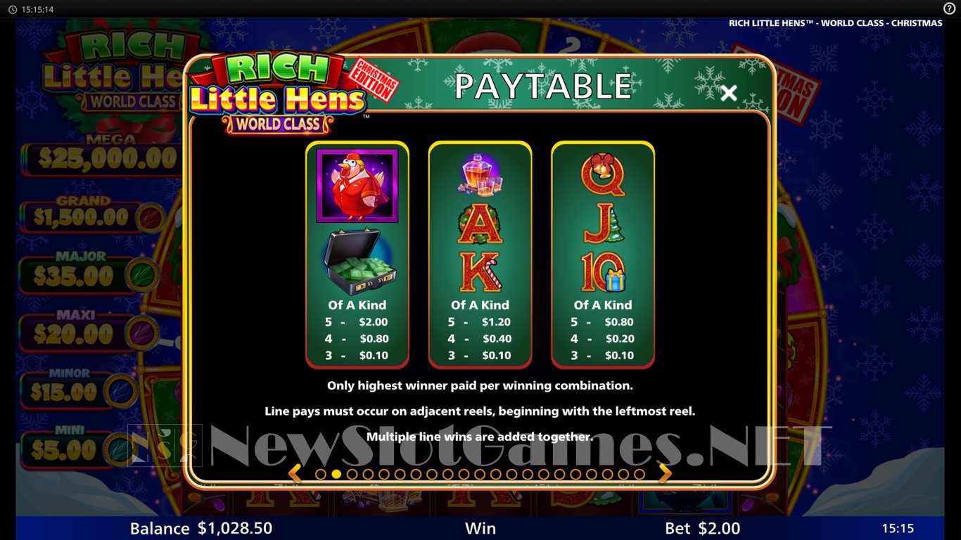 Rich Little Hens World Class Christmas Edition Slot Slot Image in Demo - pic. 6