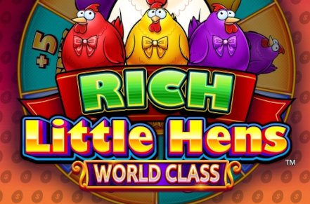 Rich Little Hens World Class Slot Logo