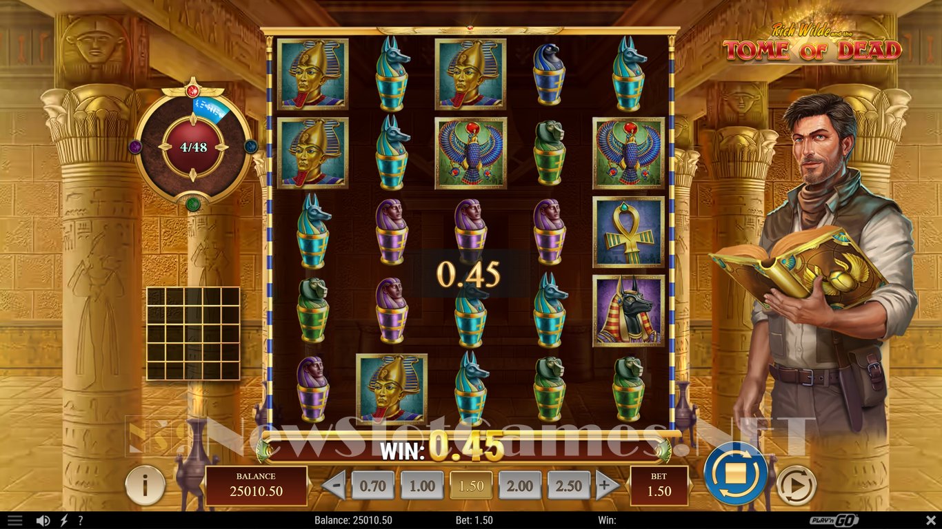 Rich Wilde and the Tome of Dead Slot Slot Image in Demo - pic. 8