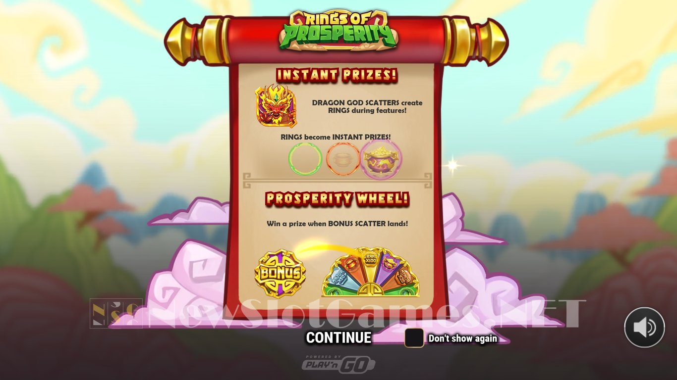 Rings of Prosperity Slot Demo Image