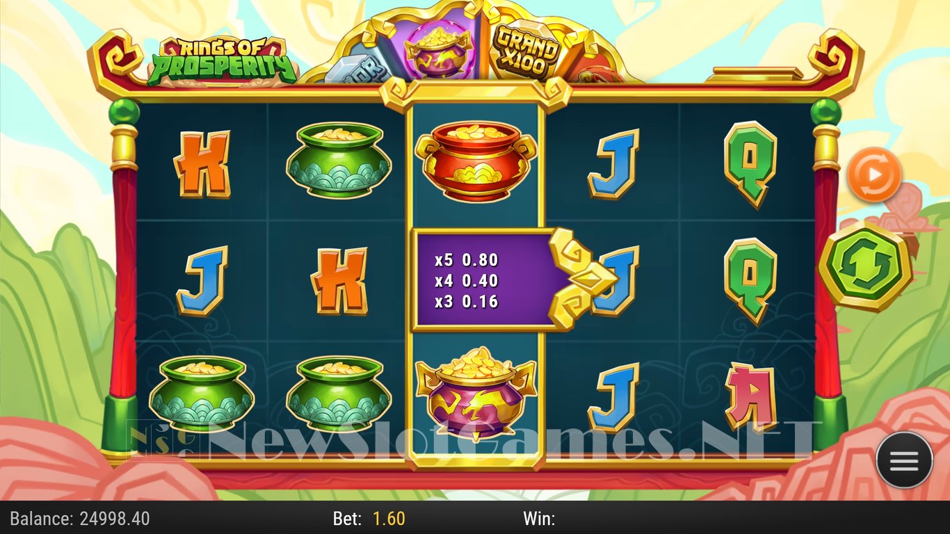 Rings of Prosperity Slot Slot Image in Demo - pic. 2