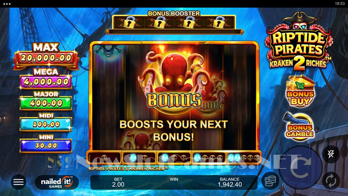 Riptide Pirates 2 Kraken Riches Slot Slot Image in Demo - pic. 2