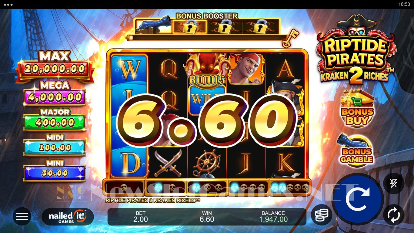 Riptide Pirates 2 Kraken Riches Slot Slot Image in Demo - pic. 3