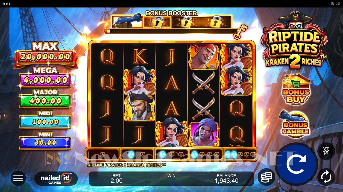 Riptide Pirates 2 Kraken Riches Slot Slot Image in Demo - pic. 4