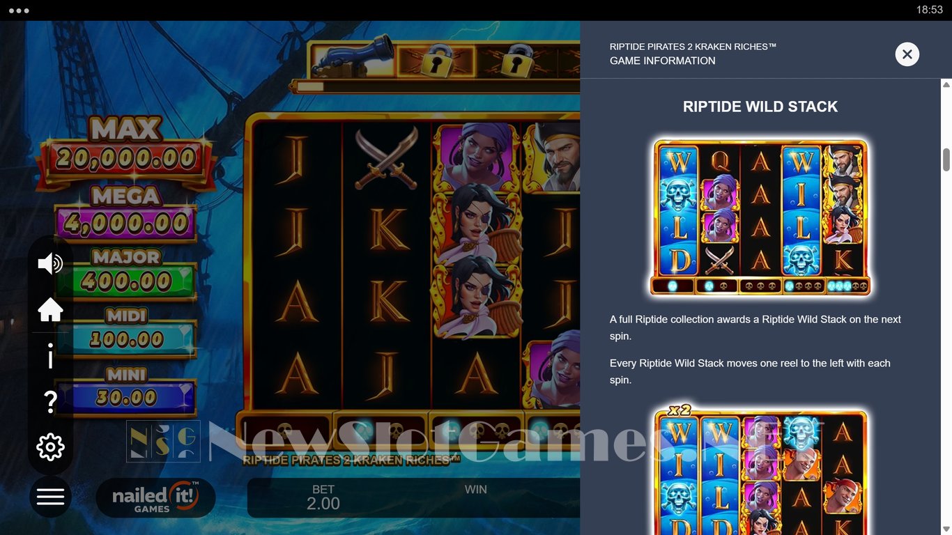 Riptide Pirates 2 Kraken Riches Slot Slot Image in Demo - pic. 7