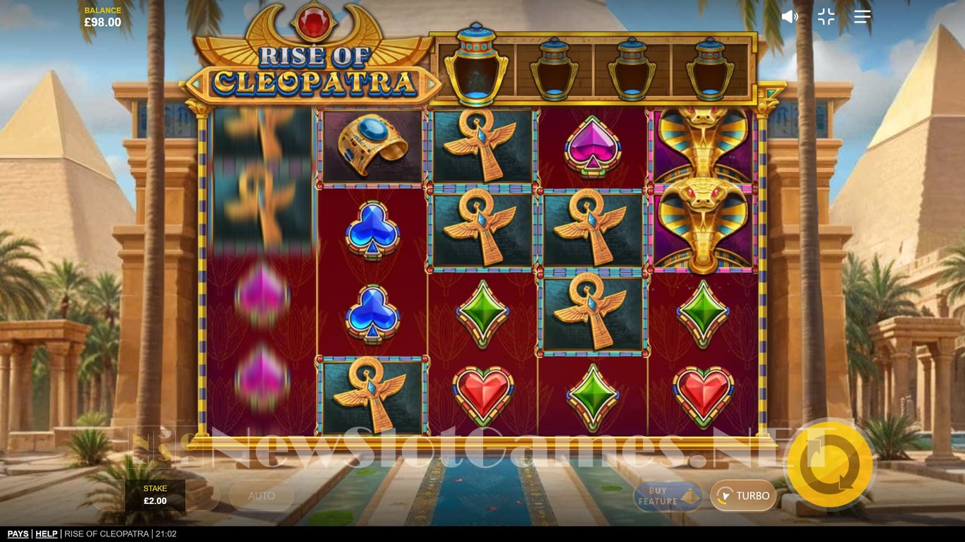 Rise of Cleopatra Slot Demo Image